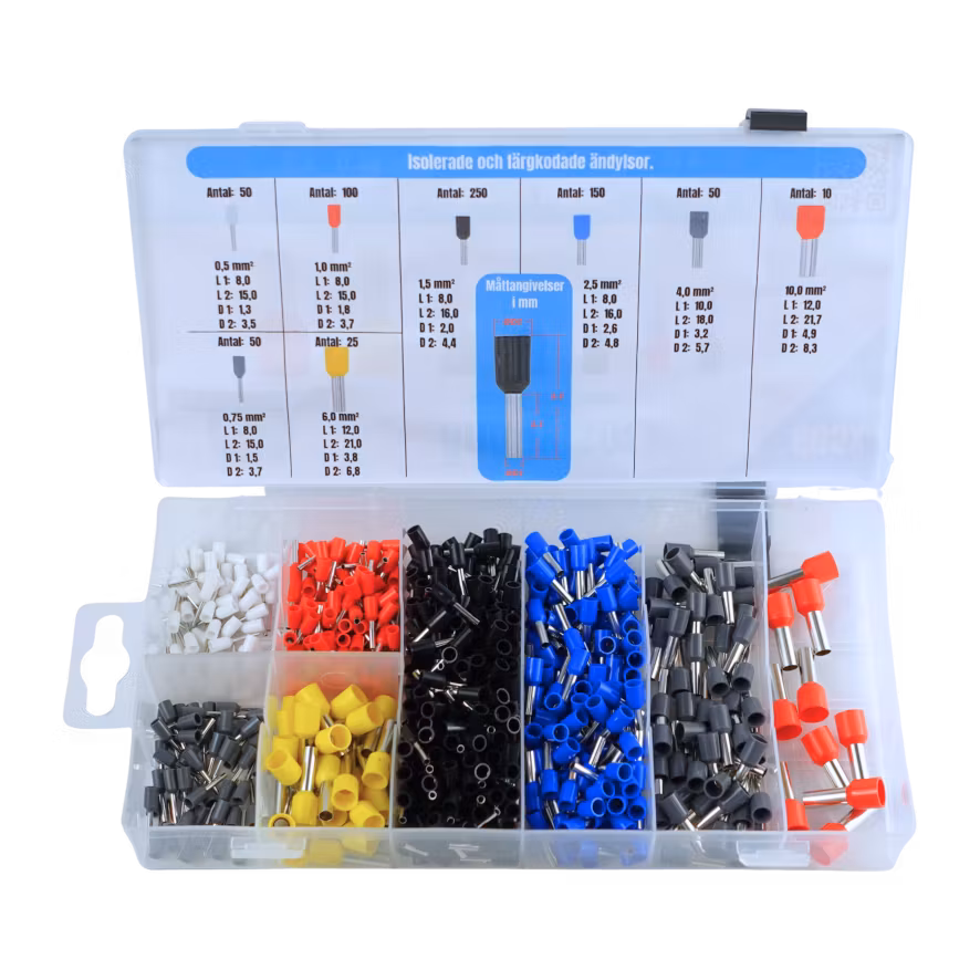 Ändhylsor 685 delar