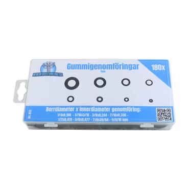 Gummigenomföringar TUM 180 delar