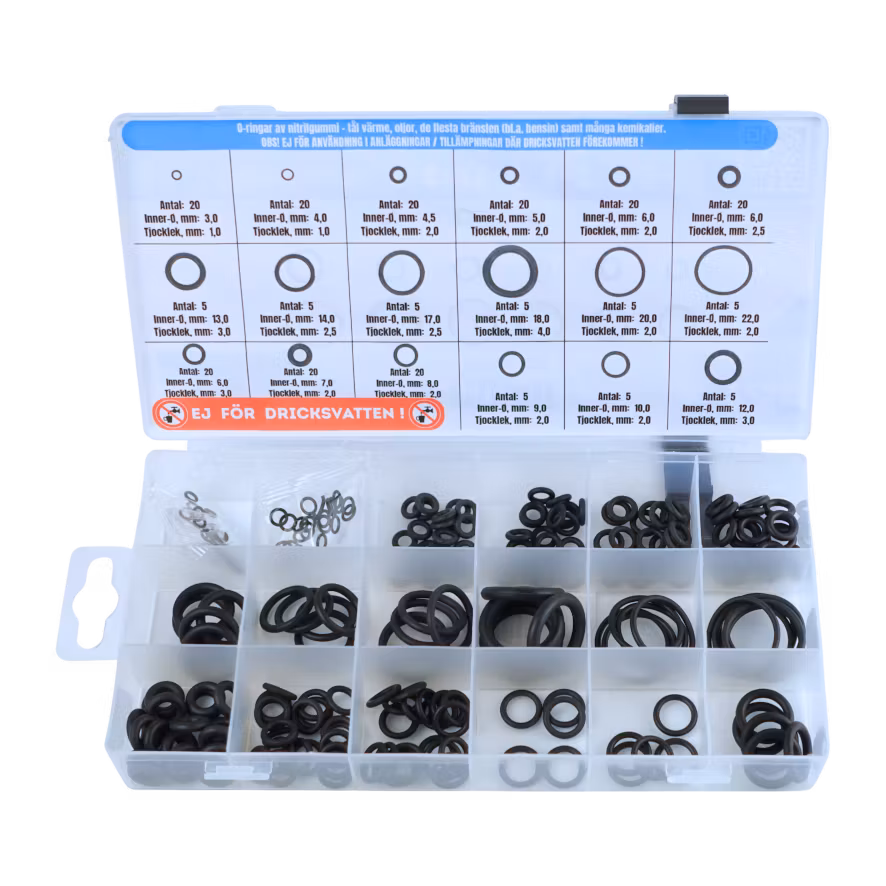 O-ringar, NBR 225 delar