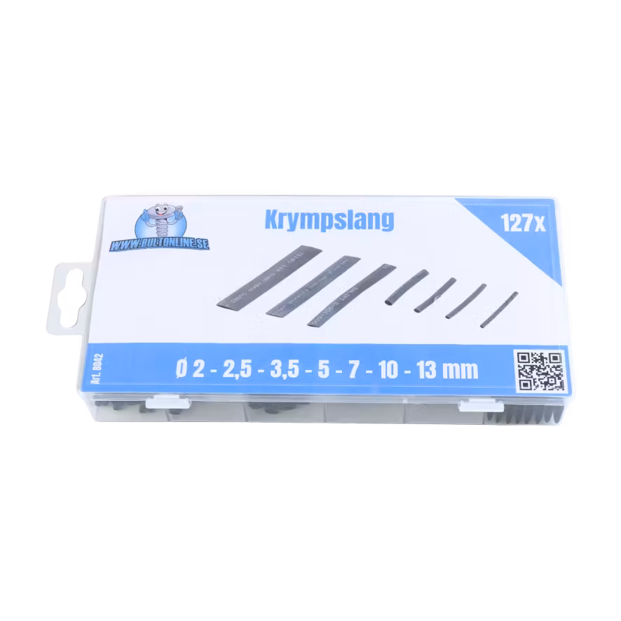 Krympslangar, Ø2-13mm 127 delar
