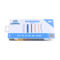 Krympslangar, färgkodade 100 delar