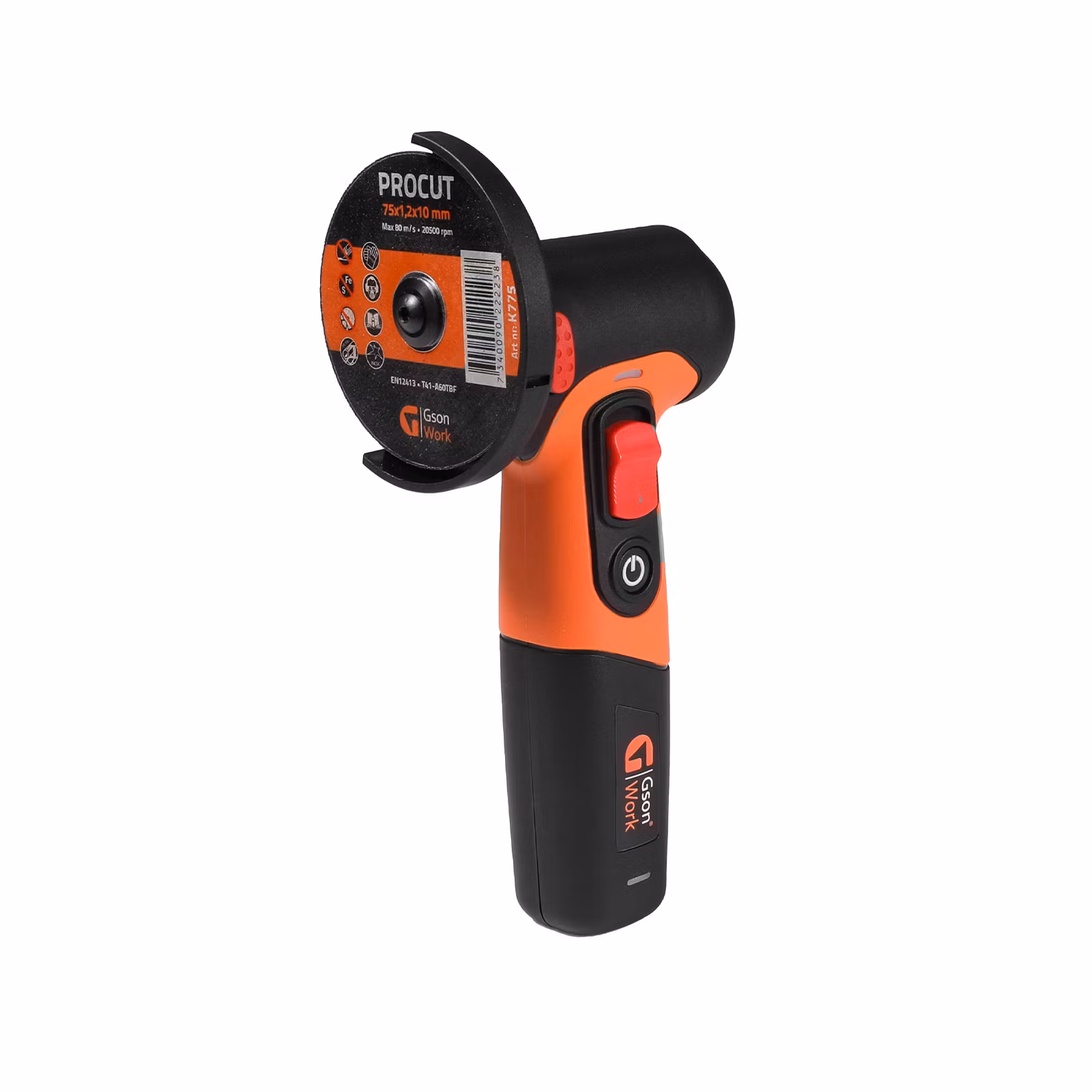 batteridriven 12V mini vinkelslip