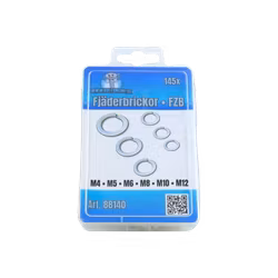 Fjäderbrickor, METRISKA FZB 145 delar