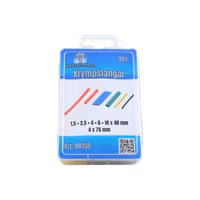 Krympslangar, färgkodade 90 delar