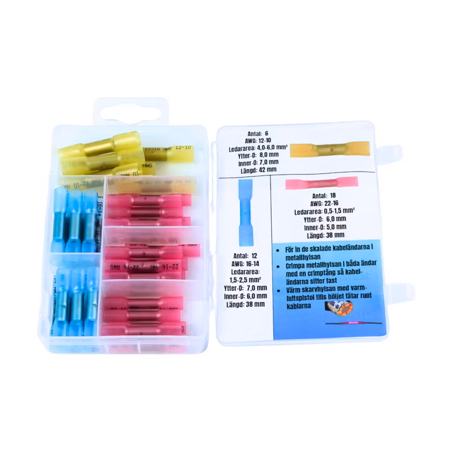 Skarvhylsor 36 delar