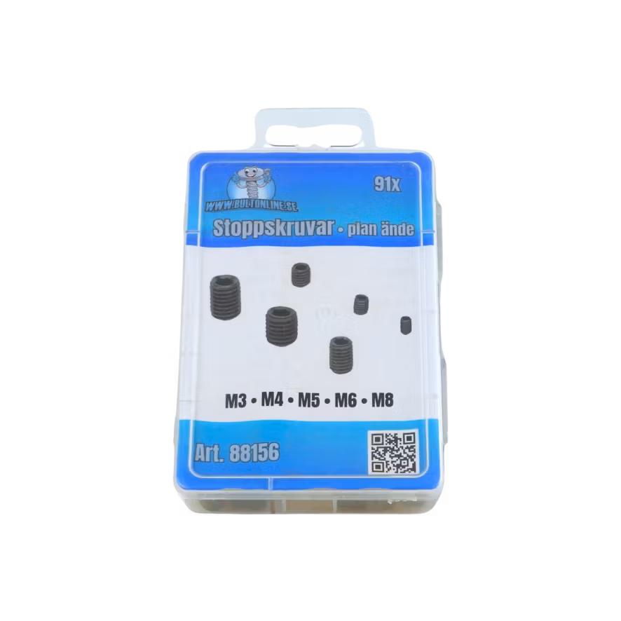 Stoppskruvar, METRISKA 91 delar