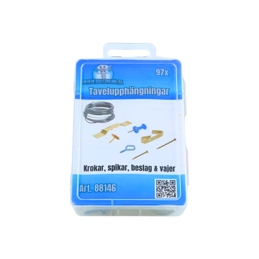 Tavelupphängningar 97 delar