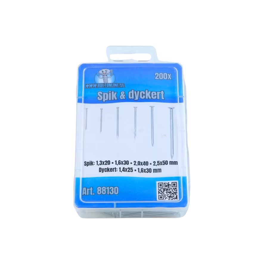 Spik & dyckert 200 delar