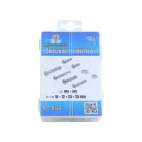 Skruvar och muttrar, FZB M4-M5 126 delar