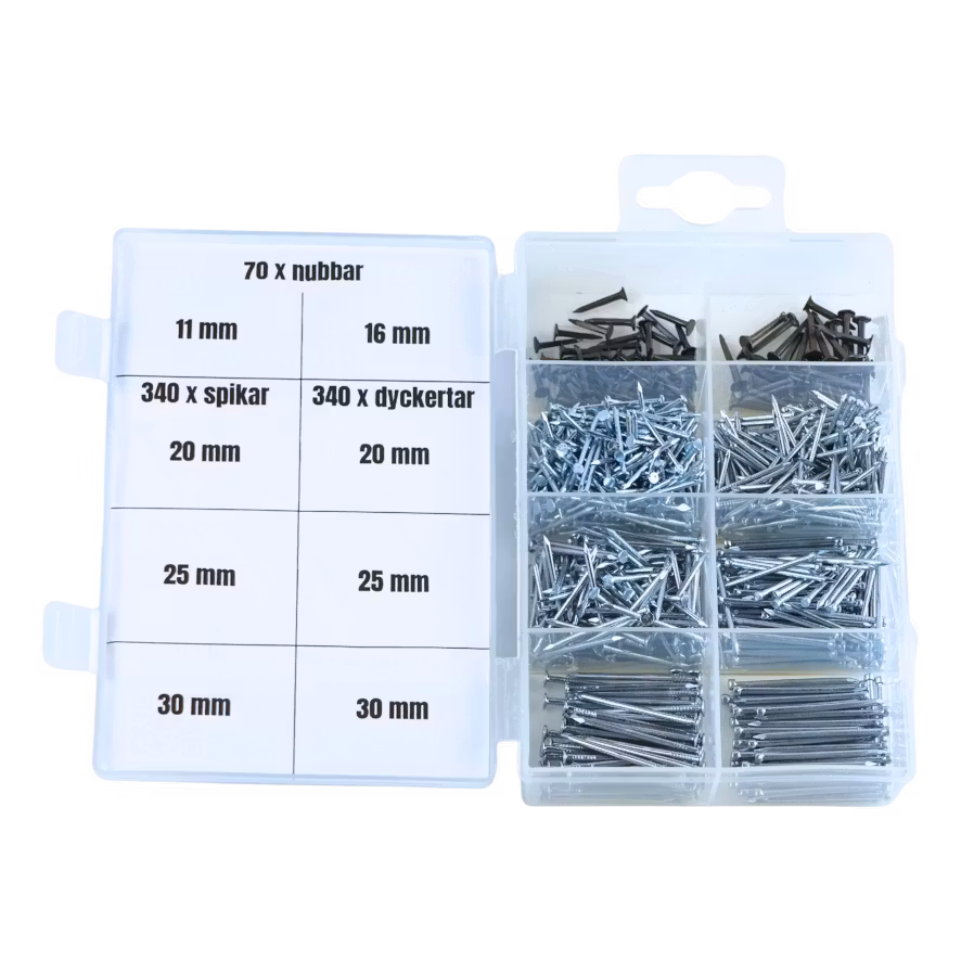 Spik, dyckert & nubb 750 delar