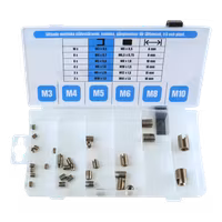 Gänginsatser, slitsade METRISKA 32 delar