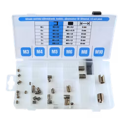 Gänginsatser, slitsade METRISKA 32 delar