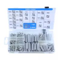 Drag- och tryckfjädrar 200 delar