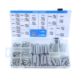 Drag- och tryckfjädrar 200 delar