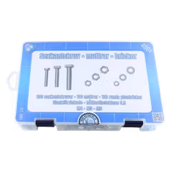 Sortiment Sexkantskruv 8.8 FZB M4-M6 400 Delar