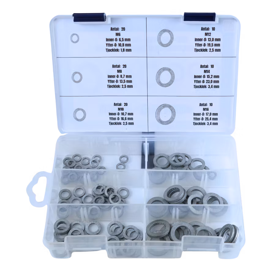 Nord-Lock®, killåsningsbrickor 90 delar