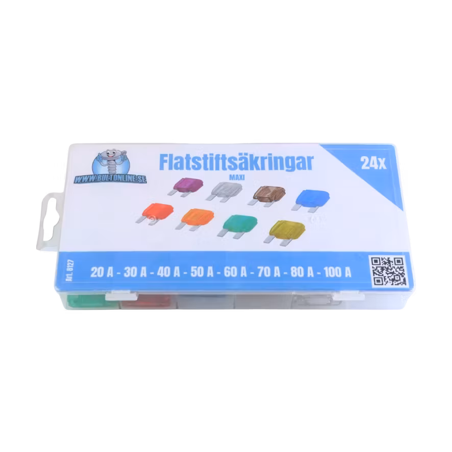 Flatstiftssäkringar MAXI 24 delar