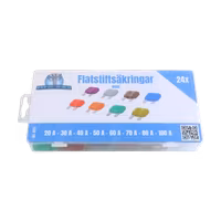 Flatstiftssäkringar MAXI 24 delar