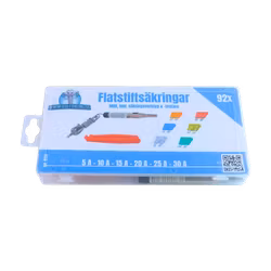 Flatstiftssäkringar MIDI, inkl. verktyg 92 delar