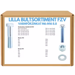 Lilla bultsortiment varmförzinkat M6-M16 8.8 FZV