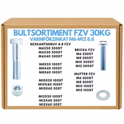 Bultsortimentet FZV 8.8 M6-M12 30KG!