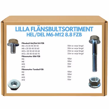 Lilla Flänssortiment M6-M12 8.8 FZB