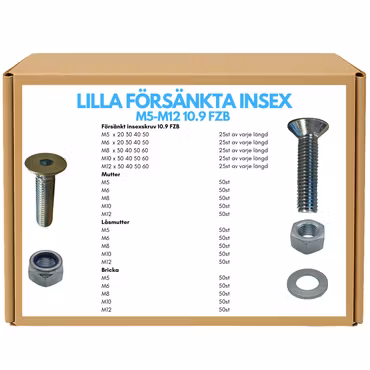 Lilla Försänkta Insex M5-M12 FZB