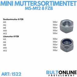 Mini muttersortimentet M5-M12 8 FZB