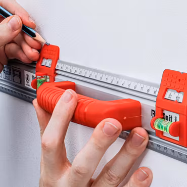 Skär och markeringslinjal 750 mm