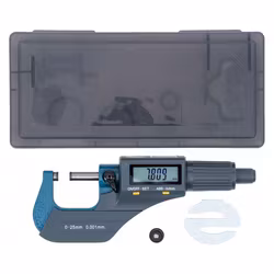 Digital mikrometer 0 - 25 mm