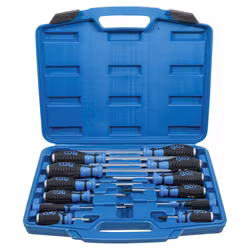 Skruvmejselsats 6,3 mm (1/4") 12 delar