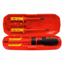 VDE Skruvmejselsats Med utbytesklingor