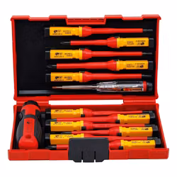 VDE Skruvmejselsats Med utbytesklingor