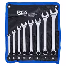 Blocknyckelsats 6-19mm 8 delar