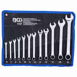 Blocknyckelsats 6-22mm 12 delar