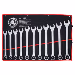 Blocknyckelsats XXL 34-50mm 11 delar