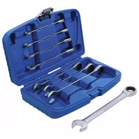 Spärrnycklar 8-19mm 8 delar