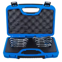 Spärrnycklar kort vinkelbar 8-19mm 12 delar