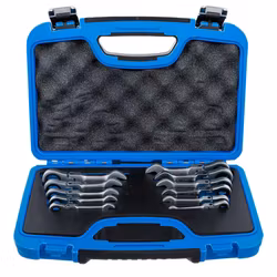 Spärrnycklar kort vinkelbar 8-19mm 12 delar