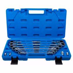 Spärrnycklar Dubbel 8-19mm 10 delar