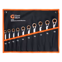 Spärrnycklar 10-19mm 10 delar