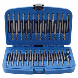 Säkerhetsskruvar Bitsats, lång 51 delar