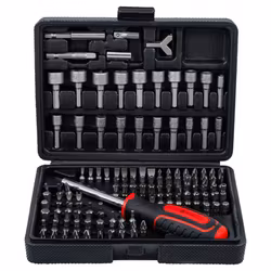 Universal Bitsats 6,3 mm (1/4") 122 delar