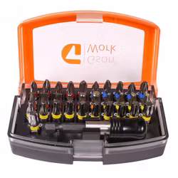 Färgkodade bitsset 32 delar