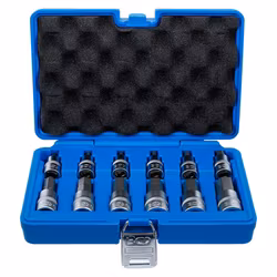 BitInsatssats (1/2") Inre sexkant 5-22 mm 12 delar
