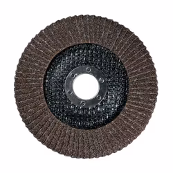 Rundad lamellrondell 125 × 22,23 mm, korn 40