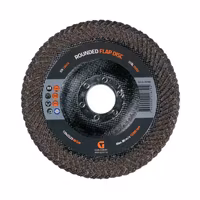 Rundad lamellrondell 125 × 22,23 mm, korn 60