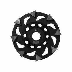 Triangel diamantslipskål 125 × 5,0 × 21 × 22,23 mm