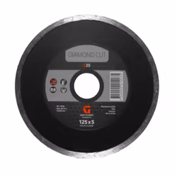 Diamantkapskiva E25 125 × 5,0 × 2,0 × 22,23 mm