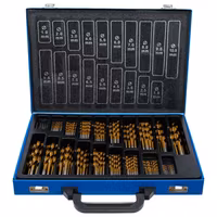 Spiralborrsats HSS titan-nitrerat 1 - 10 mm 170 delar